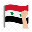 Siria Desastre Bandeira Ícone