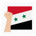 Siria Desastre Bandeira Ícone