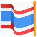 Bandeira Da Tailandia Bandeira Nacional Bandeira Ícone