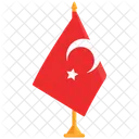 Bandeira Da Turquia Bandeira Nacional Pais Ícone