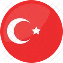 Bandeira Da Turquia Bandeira Nacional Pais Ícone