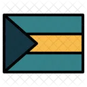 Bandeira das Bahamas  Ícone