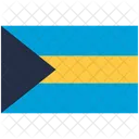 Bandeira Das Bahamas Bahamas Bandeira Das Bahamas Ícone