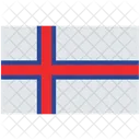 Bandeira Das Ilhas Faroe Ilhas Faroe Bandeira Nacional Das Ilhas Faroe Ícone