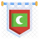 Bandeira das Maldivas  Ícone