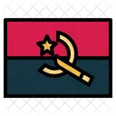 Bandeira de angola  Ícone