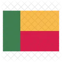 Bandeira do Benim  Ícone