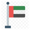 Bandeira de dubai  Ícone