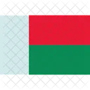 Bandeira de Madagáscar  Ícone