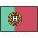 Bandeira de portugal  Ícone