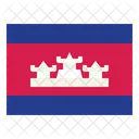 Bandeira do Camboja  Ícone