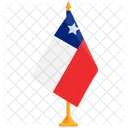 Bandeira Do Chile Pais Bandeira Ícone