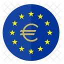 Bandeira Euro Europa Ícone