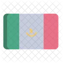 Bandeira Do Mexico Bandeira Logotipo Mexicano Ícone