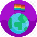 Bandeira Gay Homossexual Ícone