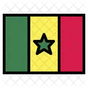 Bandeira do senegal  Ícone