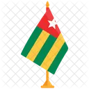 Bandeira Do Togo Togo Bandeira Do Togo Ícone