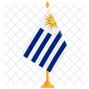 Bandeira Do Uruguai Uruguai Bandeira Do Uruguai Ícone