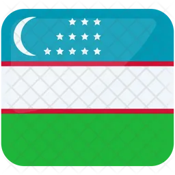 Bandeira do Uzbequistão Flag Ícone