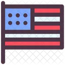 Dia Da Marmota Bandeira Dos Estados Unidos Estados Unidos Ícone