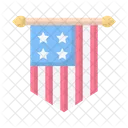 Bandeira Dos Eua Bandeira Pais Ícone
