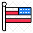 Bandeira EUA America Ícone
