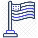 Bandeira Dos EUA Mastro Bandeira Nacional Ícone