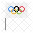 Bandeira Dos Jogos Olimpicos Ícone