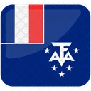 Bandeira Dos Territorios Franceses Do Sul Bandeira Das Terras Francesas Do Sul E Antarticas Terras Francesas Do Sul E Antarticas Ícone