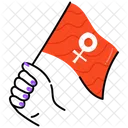 Bandeira feminista  Ícone