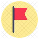 Bandeira Mastro Serpentina Ícone