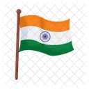 India Bandeira Independencia Icon