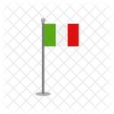 Bandeira Da Italia Simbolo Da Italia Bandeira Ícone