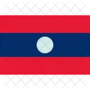 Bandeira do laos  Ícone