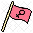 Bandeira Feminina Bandeira Feminismo Ícone