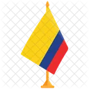 Bandeira Nacional Da Colombia Bandeira Da Colombia Colombia Ícone