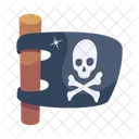 Bandeira Da Caveira Bandeira Pirata Mastro Ícone