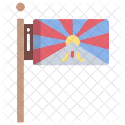 Bandeira tibetana  Ícone