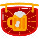 Oktoberfest Banner Celebracao Ícone