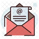 Bandeja De Entrada Correo Electronico Carta Icono