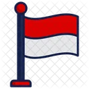 Bandera Indonesia Pais Icono