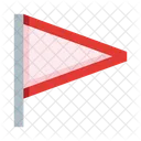 Bandera Banderin Pancarta Icono