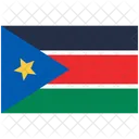 Bandera De Sudan Del Sur Sudan Del Sur Bandera Icon