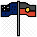 Bandera aborigen  Icono