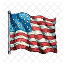 Bandera estadounidense  Icono