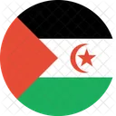Saharaui Arabe Bandera Icono