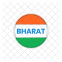 Bandera De Bharat India 26 De Enero Icono