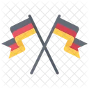 Bandera cruzada de alemania  Icono