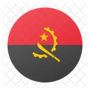 Bandera de angola  Icono