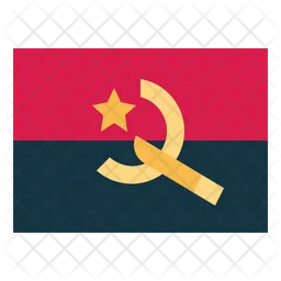 Bandera de angola Flag Icono